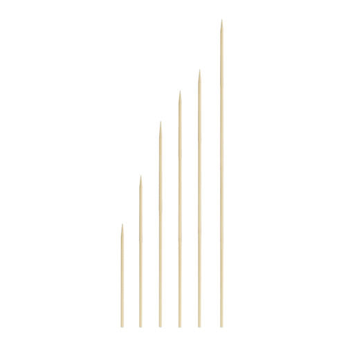 KingSeal Bamboo Grilling Skewers 6 Inch Length, Bulk Pack www