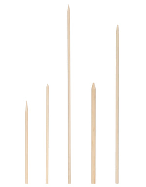 KingSeal Heavy Weight Bamboo Meat Skewers - 4.5 Inch x 3.8mm Diameter, Bulk Pack