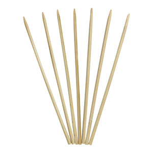 KingSeal Bamboo Corn Dog Skewers, Sticks, 8.75 Inch x 5mm Diameter, Blunt Point, Bulk Pack