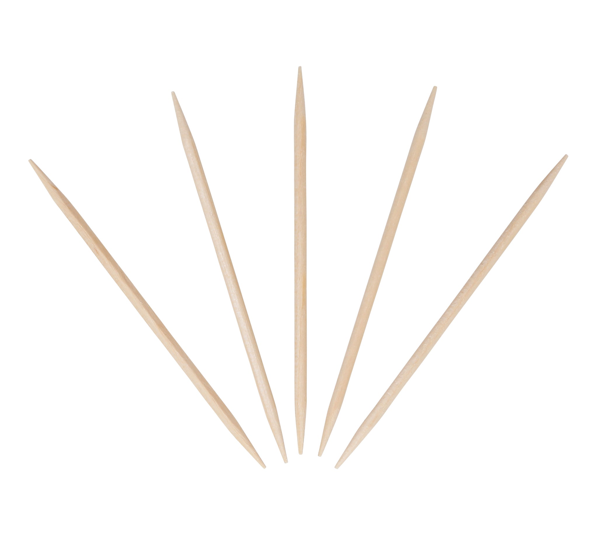 Toothpick Inch KingSeal 2.5 Inch Bamboo Wood Round Hotel Toothpicks, Double Point ...
