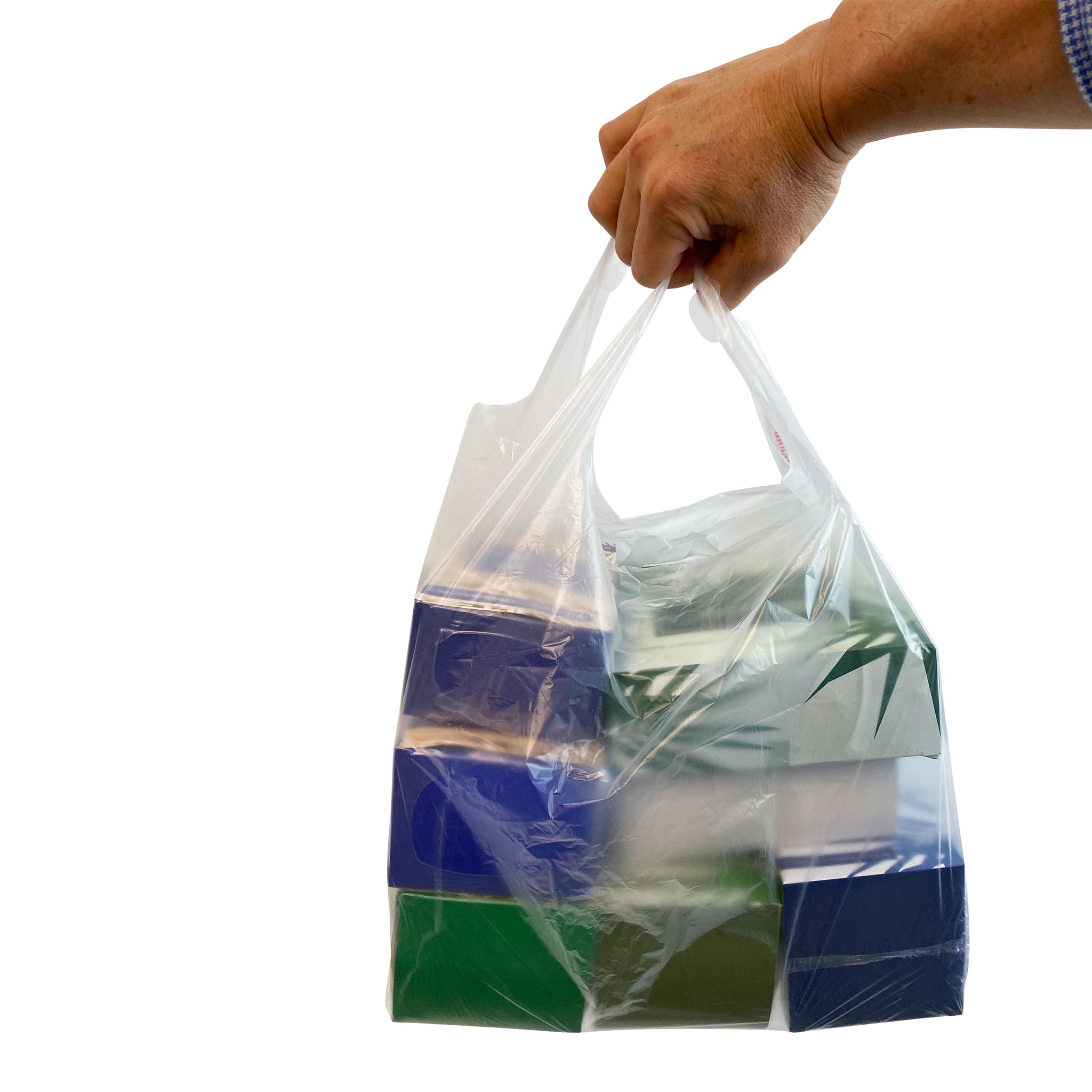 QQOUTLET Carry-Out Plastic Bag-White Plain T-Shirt Bag India | Ubuy