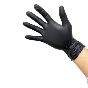 KingSeal UltraBlack®PRO Nitrile Exam Gloves, Medical Grade, Powder-Free, Black, 5 MIL
